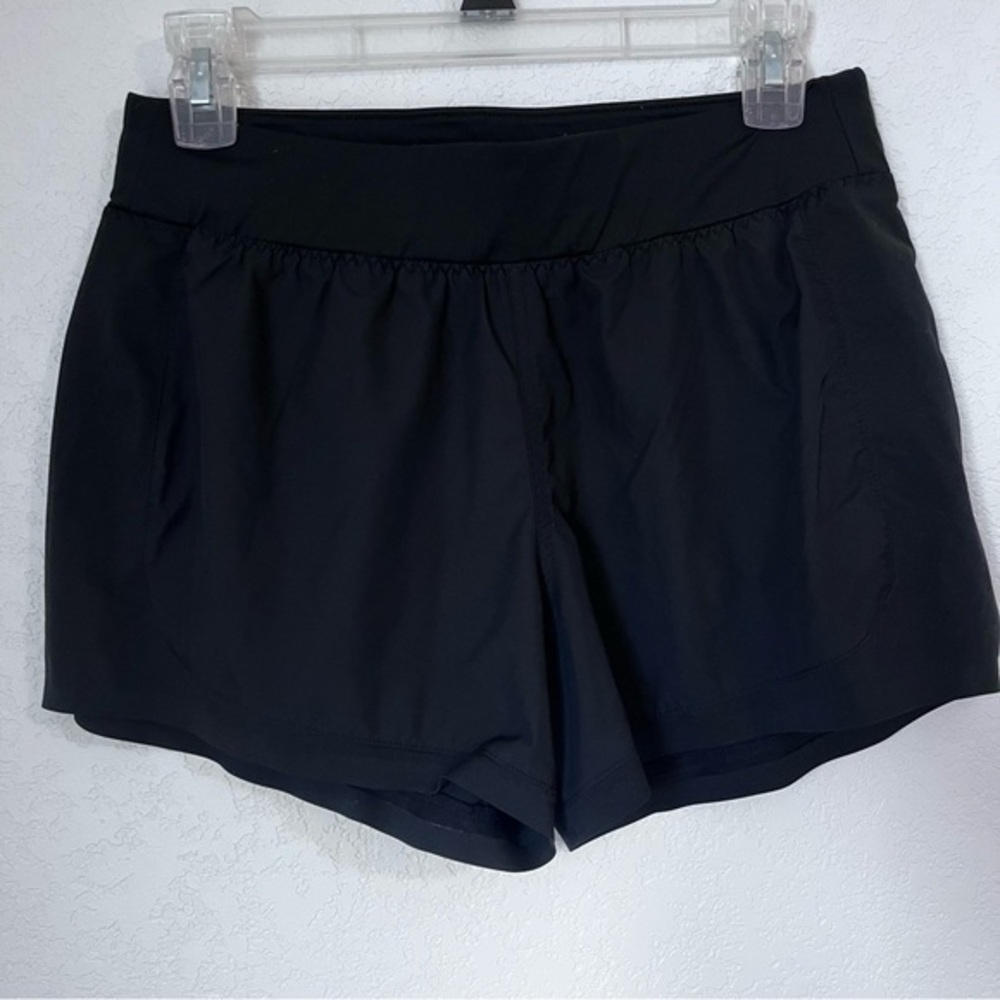 Athleta Black Athletic Shorts Tie Waist Small